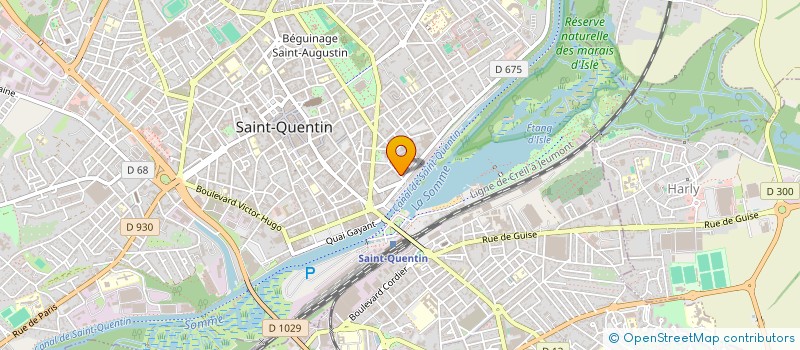 localisation de l'entreprise PMA à SAINT-QUENTIN