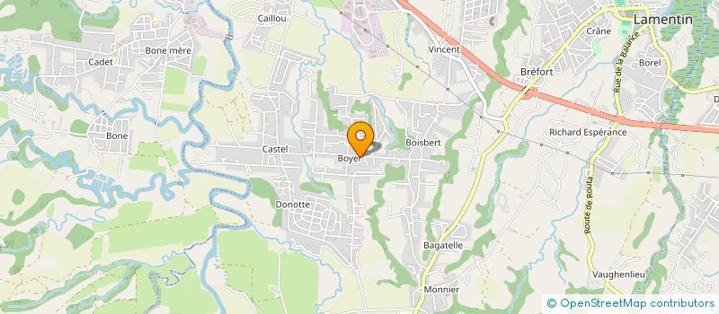 localisation de l'entreprise PMA  LAMENTIN