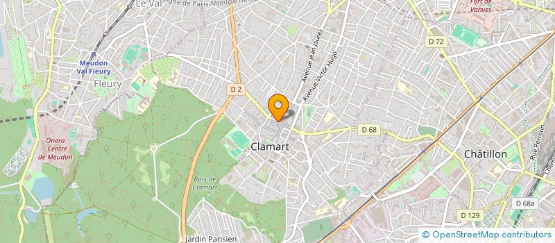 localisation de l'entreprise PMA ELECTRONIC à CLAMART