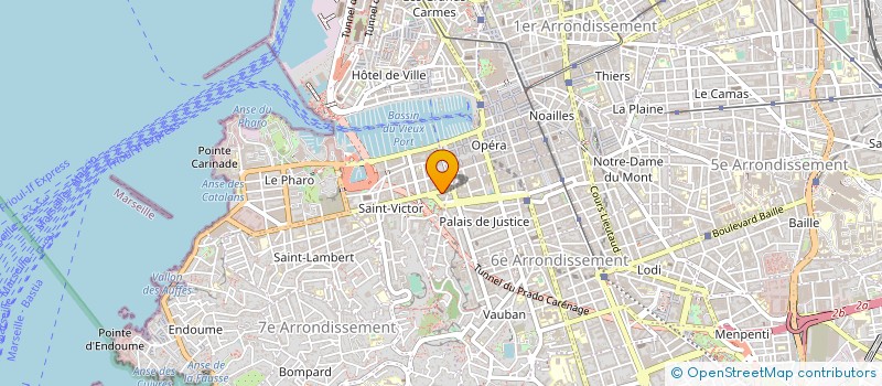 localisation de l'entreprise PMA EXPERTISE à MARSEILLE