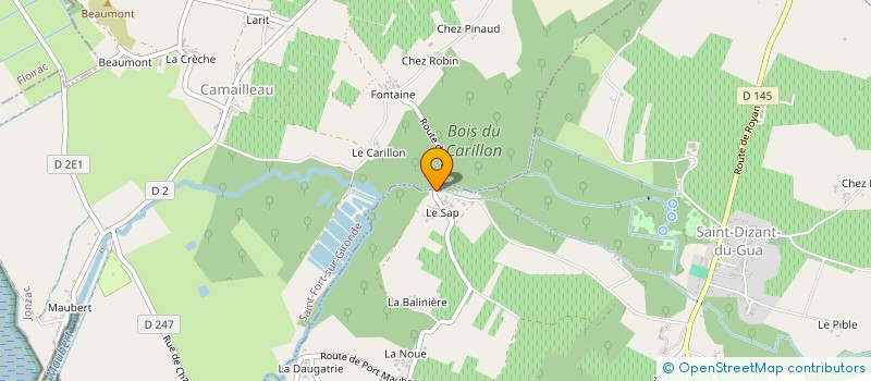 localisation de l'entreprise PMA IMMO  SAINT-DIZANT-DU-GUA