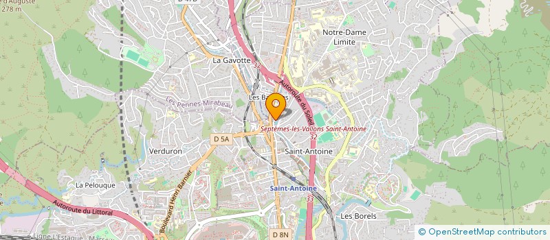 localisation de l'entreprise PMA MACONNERIE GENERALE à MARSEILLE
