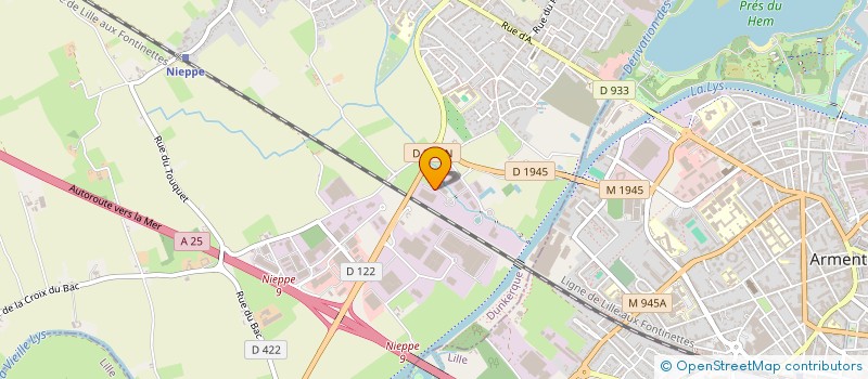 localisation de l'entreprise PMA-TOOLS FRANCE à NIEPPE