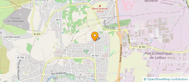 localisation de l'entreprise PMADR  CEBAZAT