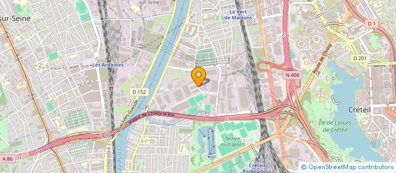 localisation de l'entreprise PMAJ à ALFORTVILLE