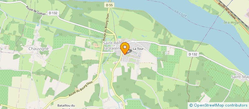 localisation de l'entreprise PMAJD  BRISSAC LOIRE AUBANCE