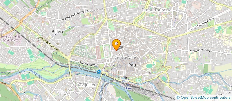 localisation de l'entreprise PMB à PAU