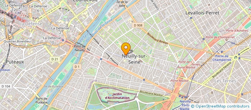 localisation de l'entreprise PMB à NEUILLY-SUR-SEINE