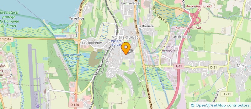 localisation de l'entreprise PMB  VIVIERS-DU-LAC