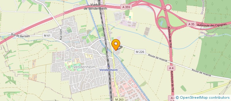 localisation de l'entreprise PMB  VENDENHEIM