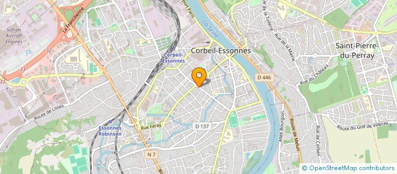 localisation de l'entreprise PMB à CORBEIL-ESSONNES