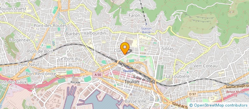 localisation de l'entreprise PMBH  TOULON