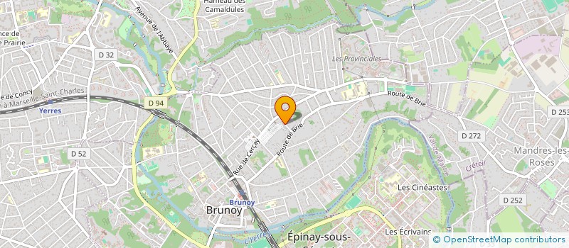localisation de l'entreprise PMBO FIDUCIAIRE à BRUNOY