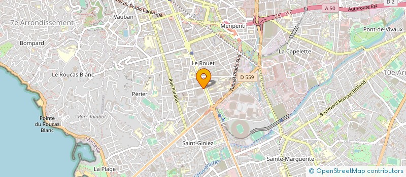 localisation de l'entreprise PMBS à MARSEILLE