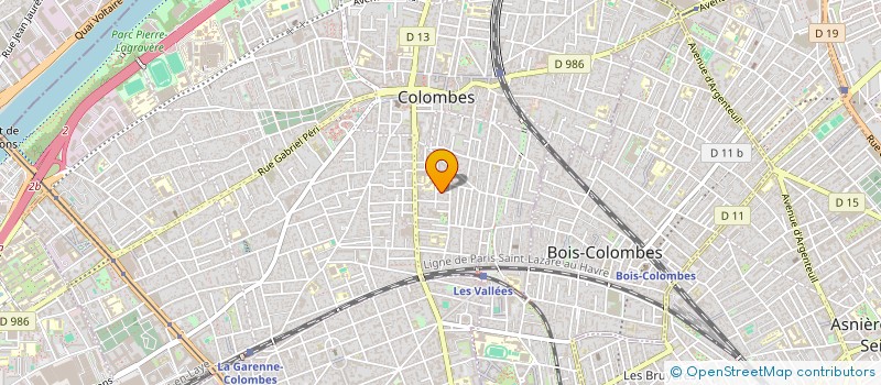 localisation de l'entreprise PMC à COLOMBES