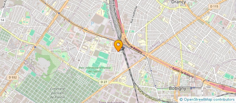 localisation de l'entreprise PMC  BOBIGNY