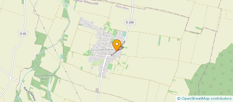 localisation de l'entreprise PMC  GRUSSENHEIM