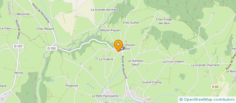 localisation de l'entreprise PMC  PANISSIERES