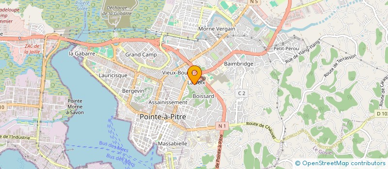 localisation de l'entreprise PMC ASSISTANCE à LES ABYMES