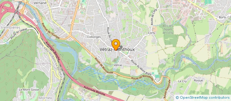 localisation de l'entreprise PMC AUTOMATISME  VETRAZ-MONTHOUX