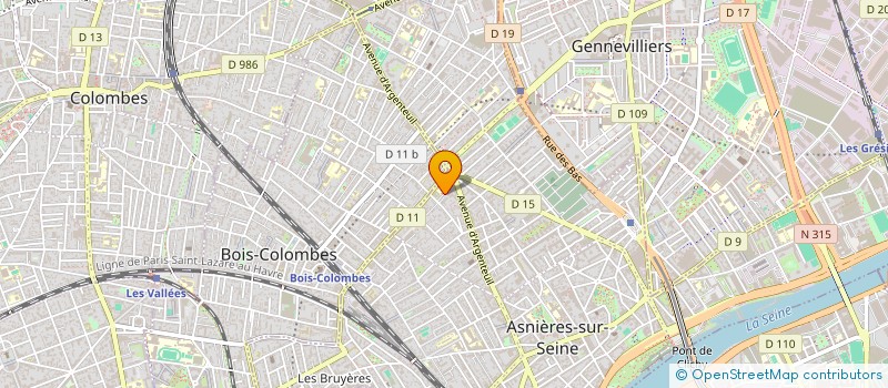localisation de l'entreprise PMC COMPAGNIE à ASNIERES-SUR-SEINE