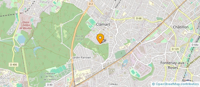localisation de l'entreprise PMC DEVELOPPEMENT à CLAMART