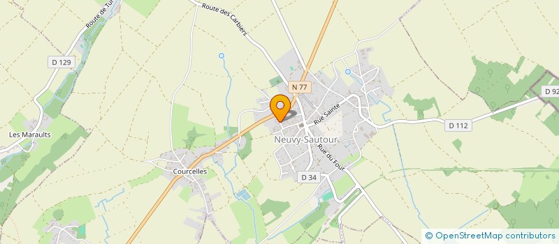 localisation de l'entreprise PMC HABITAT  NEUVY-SAUTOUR