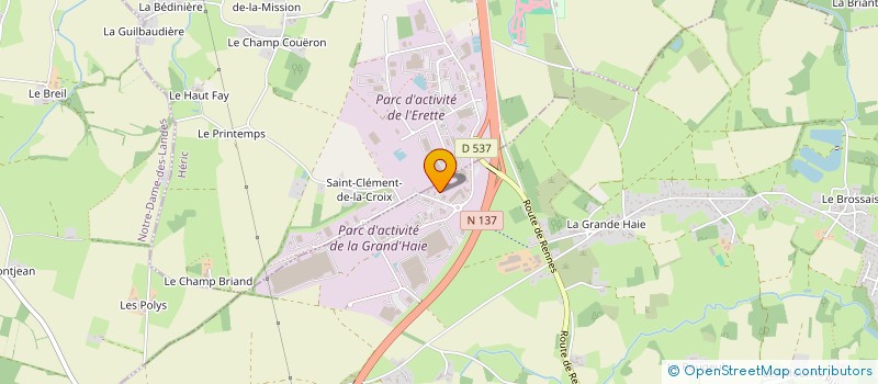 localisation de l'entreprise PMC INVEST  GRANDCHAMP-DES-FONTAINES