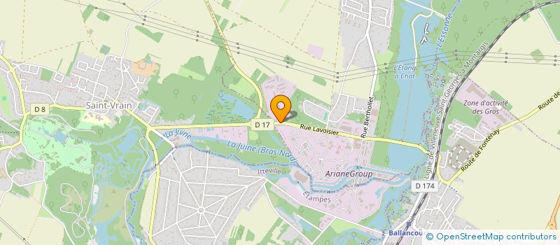 localisation de l'entreprise PMC ISOCHEM  VERT-LE-PETIT