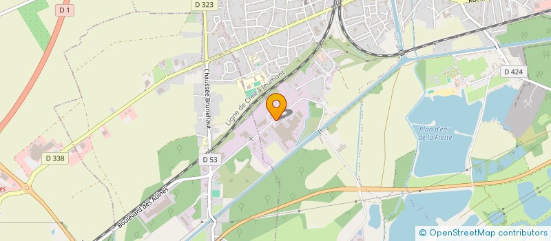 localisation de l'entreprise PMC MARQUAGE à TERGNIER