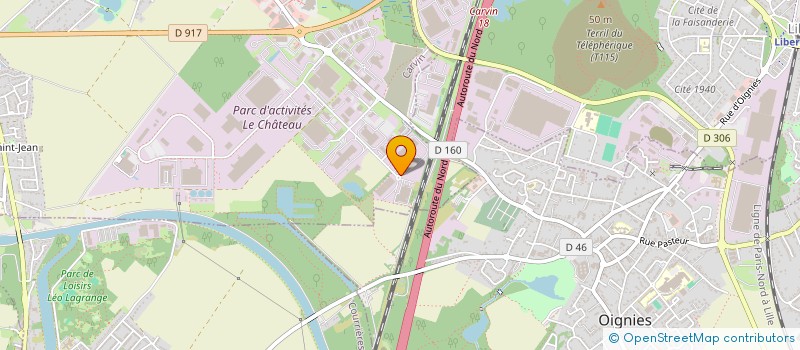 localisation de l'entreprise PMC OUVRIE  CARVIN