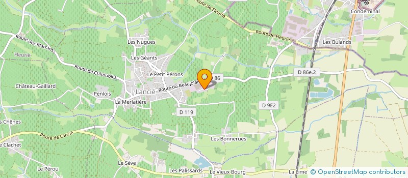 localisation de l'entreprise PMC PROPRETE  LANCIE