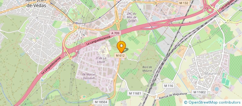 localisation de l'entreprise PMC TRUCK à SAINT-JEAN-DE-VEDAS
