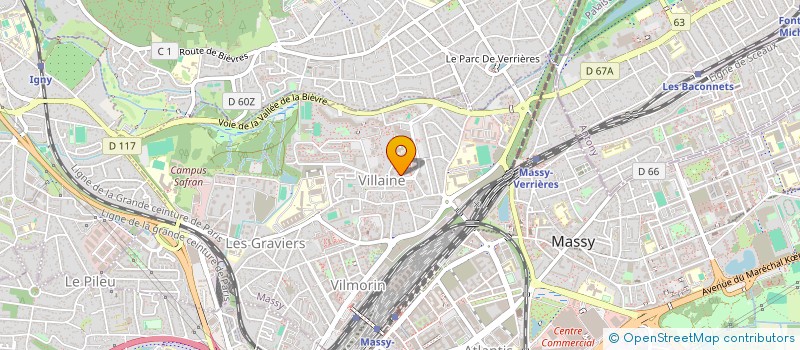 localisation de l'entreprise PMC Z IMMOBILIER à MASSY
