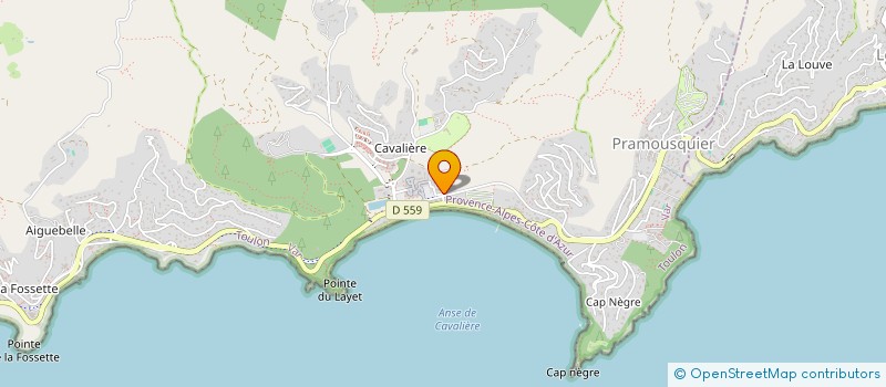 localisation de l'entreprise PMCC  LE LAVANDOU