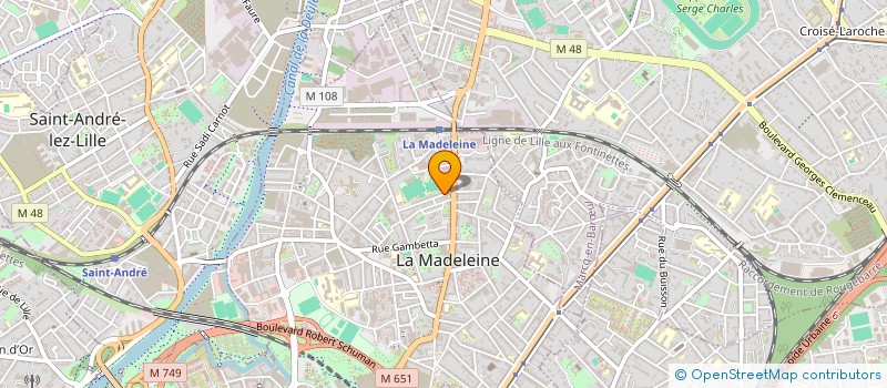 localisation de l'entreprise PMCG à LA MADELEINE