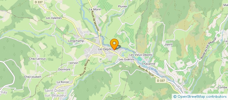 localisation de l'entreprise PMCJBJ  SAINT-DIDIER-SUR-BEAUJEU