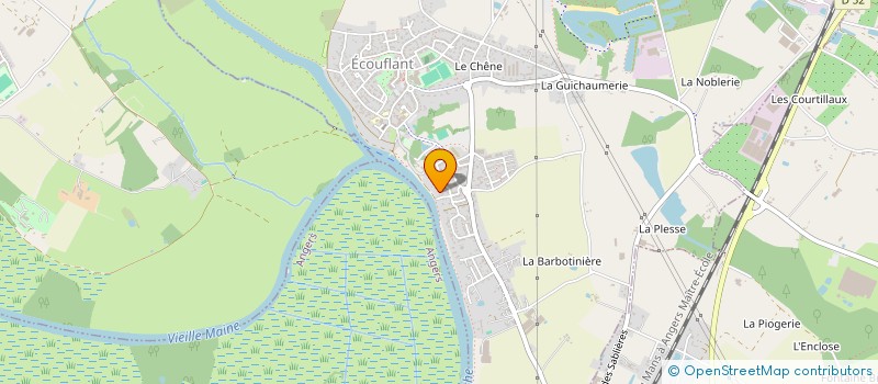 localisation de l'entreprise PMCL DE L'AUVRIE  ECOUFLANT