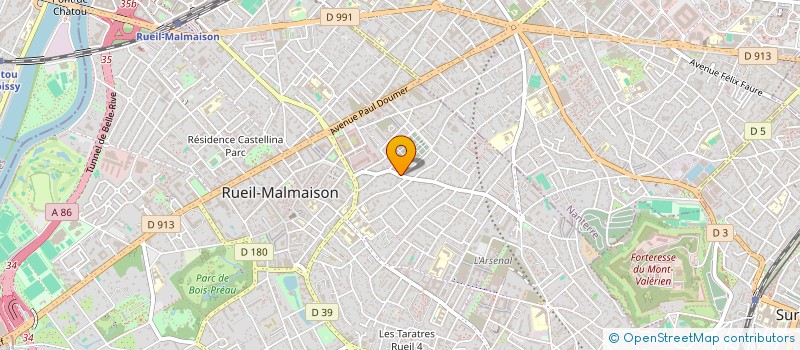 localisation de l'entreprise PMCT à RUEIL-MALMAISON