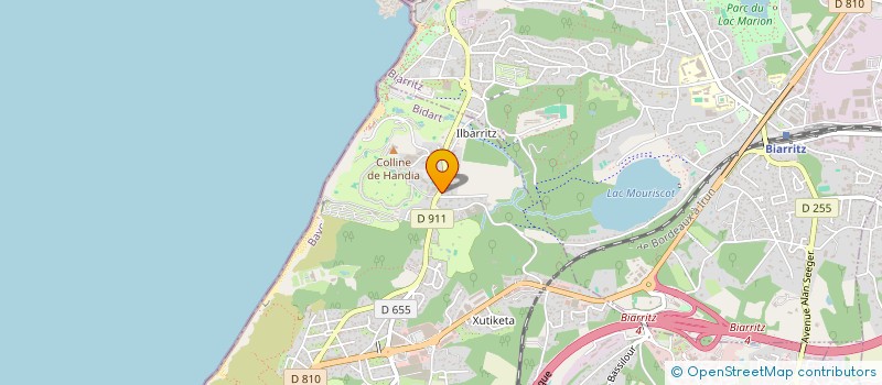 localisation de l'entreprise PMCUBE à BIDART