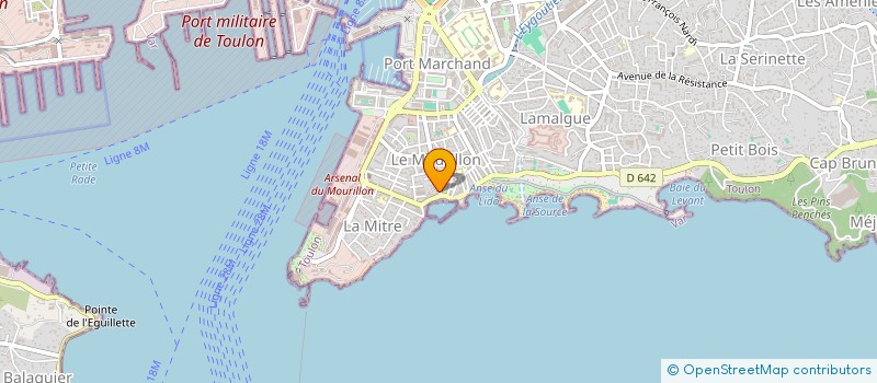 localisation de l'entreprise PMD à TOULON