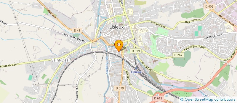 localisation de l'entreprise PMD à LISIEUX
