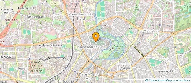 localisation de l'entreprise PMD  RENNES