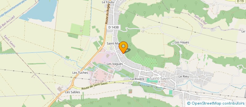 localisation de l'entreprise PMD ASSAINISSEMENT  SAINT-SAVIN