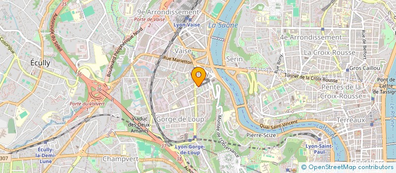 localisation de l'entreprise PMD EMBALLAGE à LYON