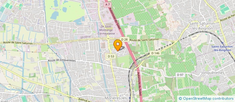 localisation de l'entreprise PMD ROBERTY  MORIERES-LES-AVIGNON