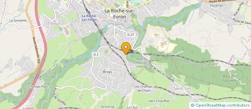 localisation de l'entreprise PMDG  LA ROCHE-SUR-FORON