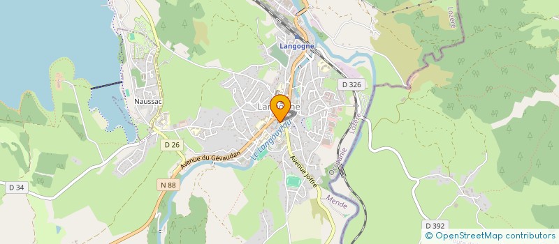 localisation de l'entreprise PMDJ  LANGOGNE