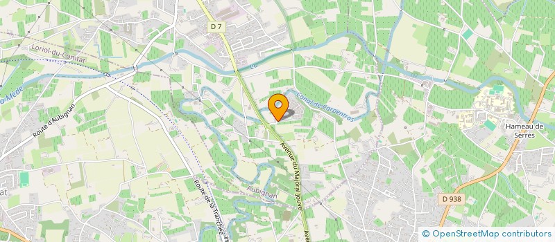 localisation de l'entreprise PMDT  AUBIGNAN