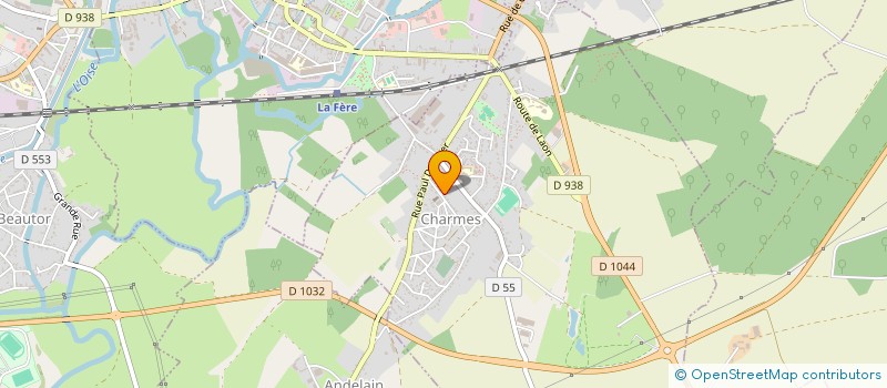 localisation de l'entreprise PMDV à CHARMES
